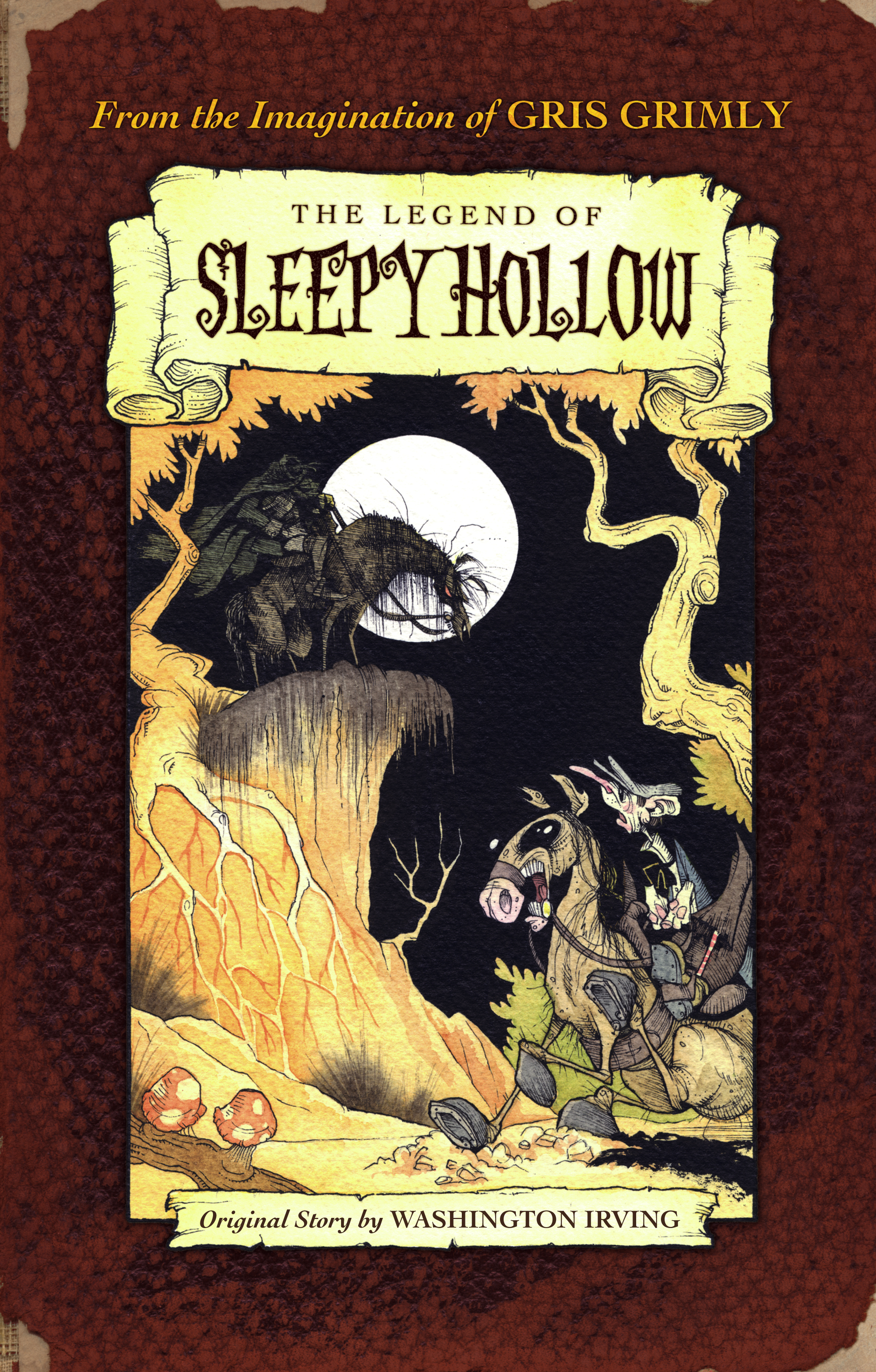 The Legend of Sleepy Hollow Book by Washington Irving, Gris Grimly