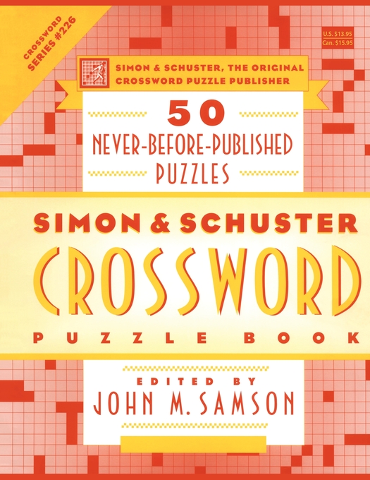 Simon And Schuster Crossword Puzzle Book 226 Book By John M Samson Official Publisher Page 