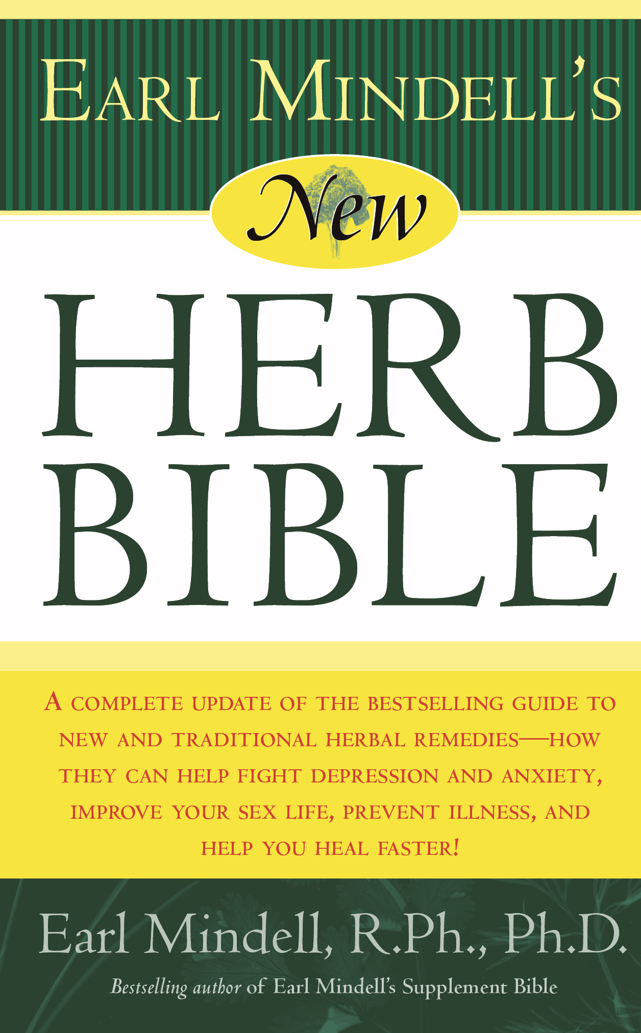 Earl Mindell's New Herb Bible Book by Earl Mindell Official