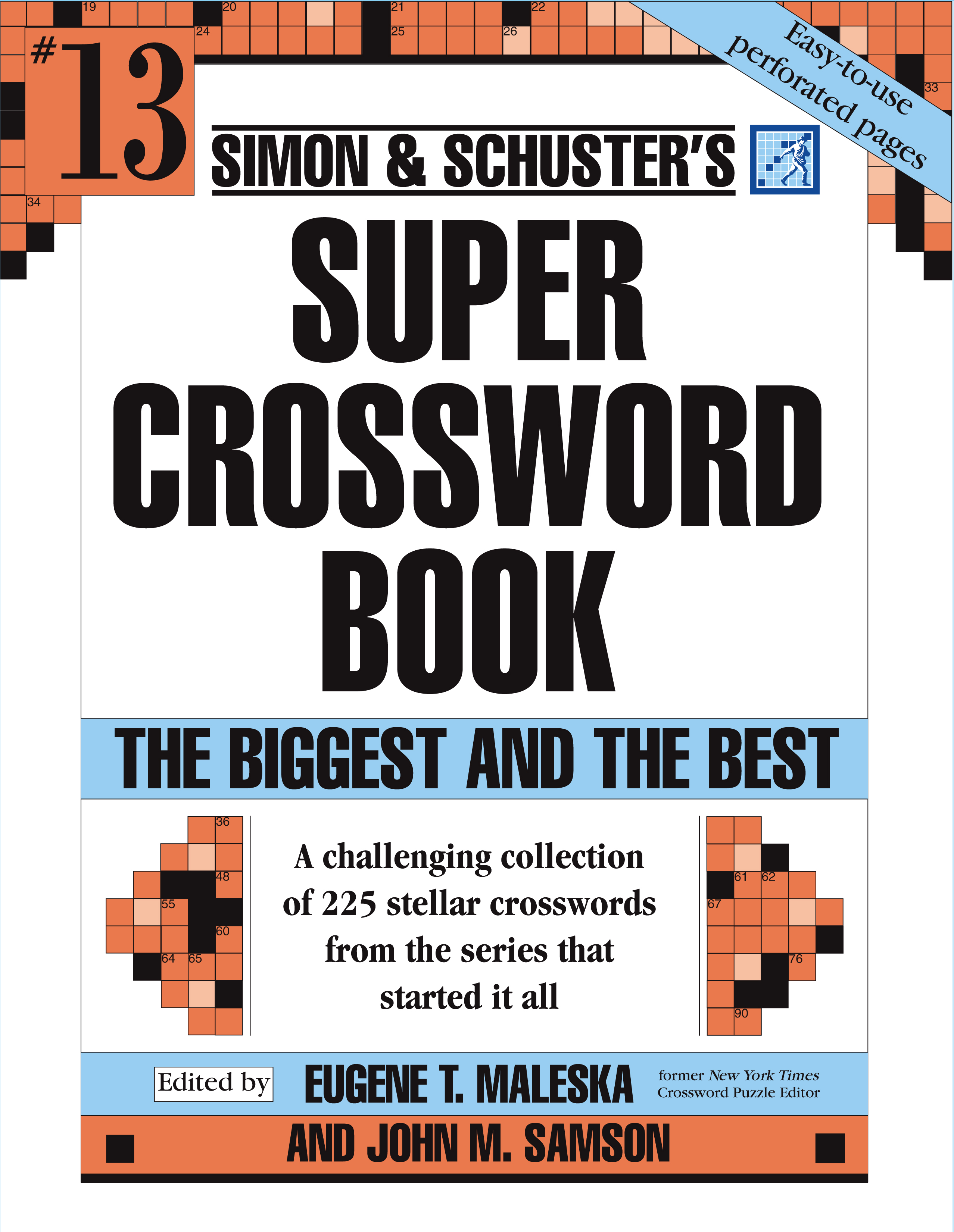 Simon And Schuster Super Crossword Puzzle Book 13 Book By John M Samson Official Publisher 
