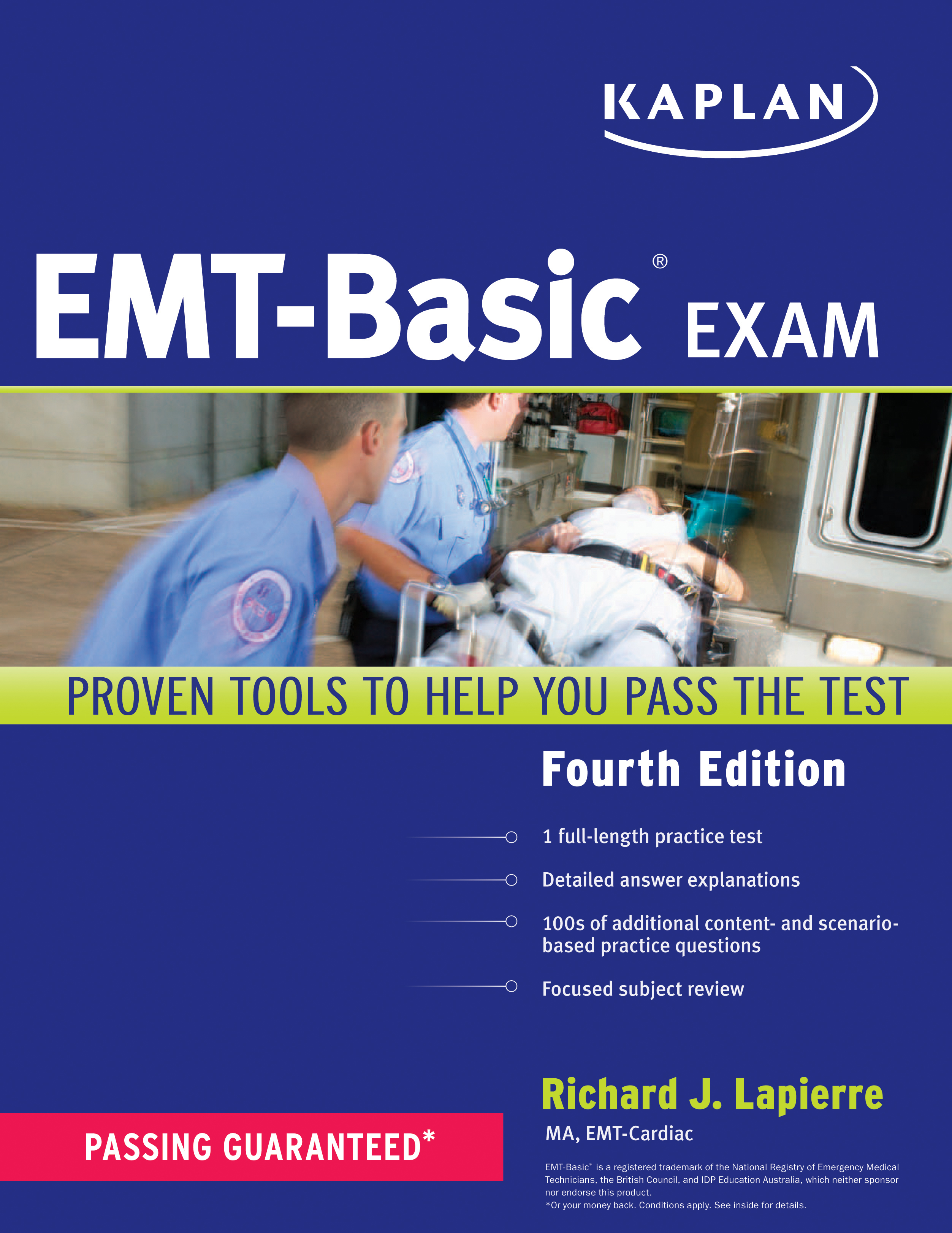 Book Cover Image (jpg): Kaplan EMT-Basic Exam