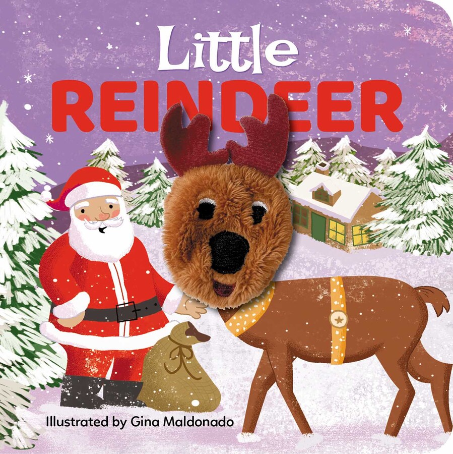Little Reindeer: Finger Puppet Book