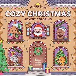Cozy Christmas Advent Coloring Book