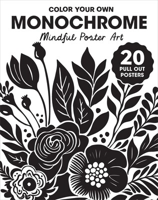 Monochrome Coloring Book Monochrome Coloring Book