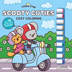 Scooty Cuties: Cozy Coloring Kit
