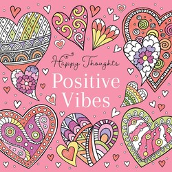 Positive Vibes Coloring Book