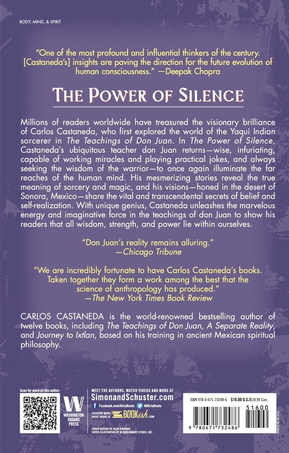 Power of Silence | Book by Carlos Castaneda | Official Publisher Page ...