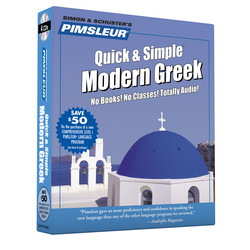 Pimsleur Greek (Modern) Quick & Simple Course - Level 1 Lessons 1-8 CD Pimsleur Greek (Modern) Quick & Simple Course - Level 1 Lessons 1-8 CD