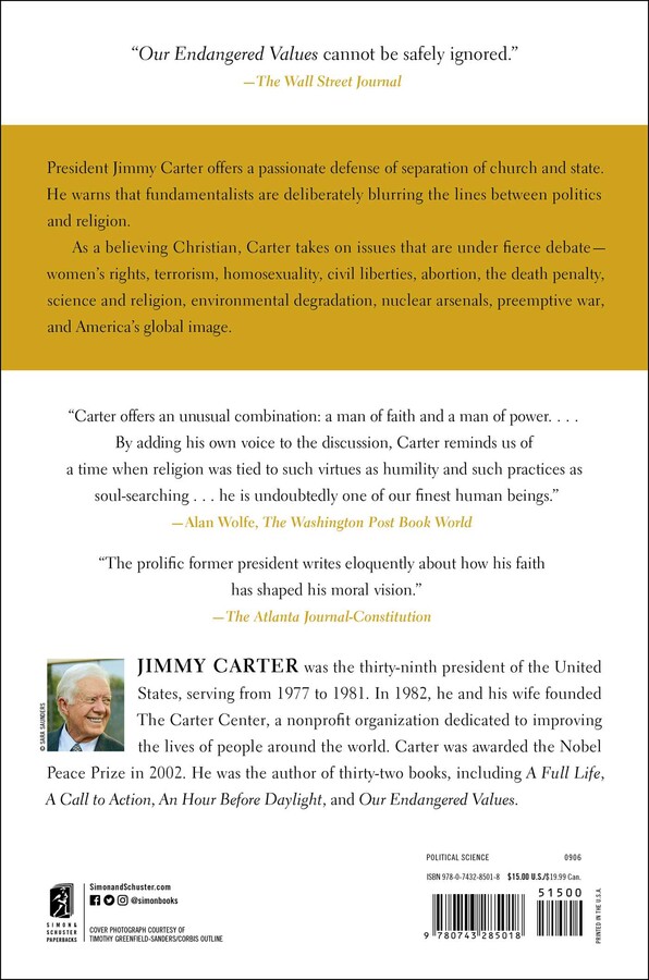 Our Endangered Values