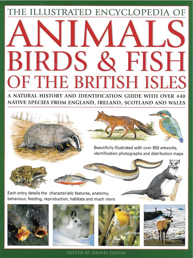 Illustrated Encyclopedia of Animals, Birds & Fish of British Isles