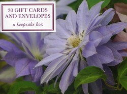Tin Box of 20 Gift Cards and Envelopes: Clematis Tin Box of 20 Gift Cards and Envelopes: Clematis