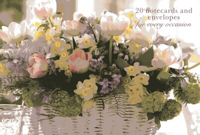 Card Box of 20 Notecards and Envelopes: Pink Tulip Card Box of 20 Notecards and Envelopes: Pink Tulip