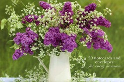 Card Box of 20 Notecards and Envelopes: Dahlia Card Box of 20 Notecards and Envelopes: Dahlia