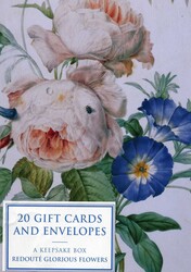 Tin Box of 20 Gift Cards and Envelopes: Redoute Glorious Flowers Tin Box of 20 Gift Cards and Envelopes: Redoute Glorious Flowers