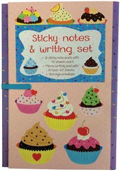 Sticky Notes and Writing Set: Cupcakes Sticky Notes and Writing Set: Cupcakes