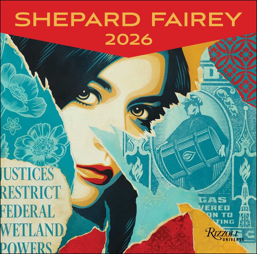 Shepard Fairey 2026 Wall Calendar Book Summary & Video Official