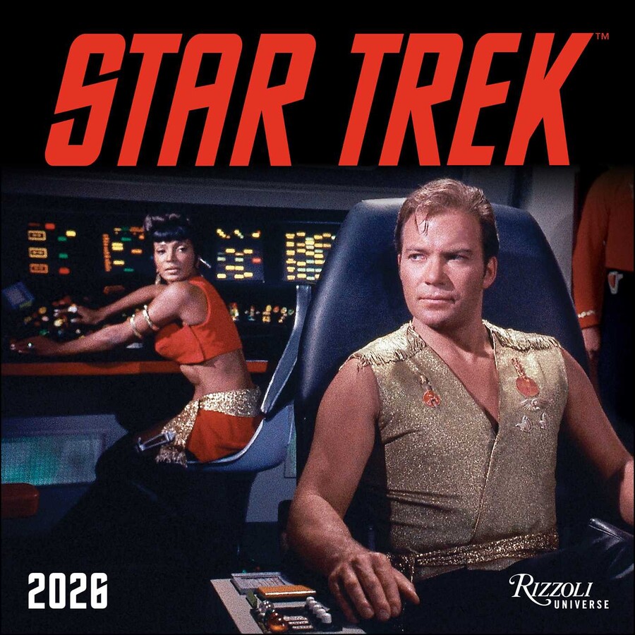Star Trek 2026 Wall Calendar Book Summary Video Official Star Trek 2026 Wall Calendar Xlg 