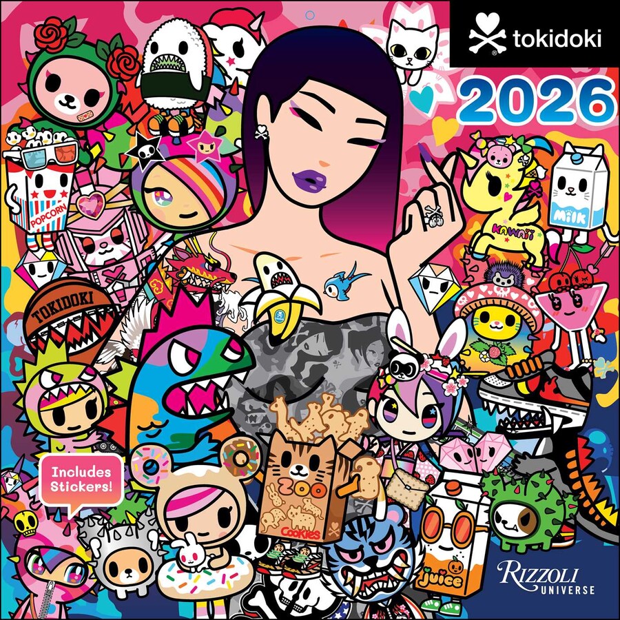 tokidoki 2026 Wall Calendar Book Summary & Video Official Publisher