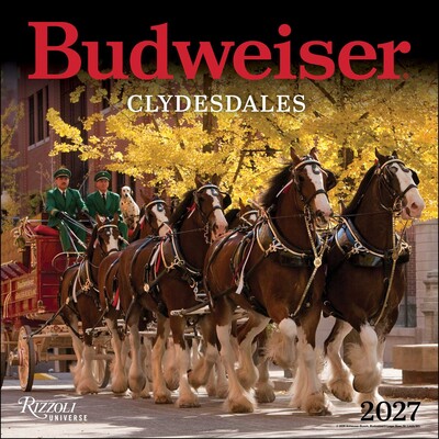 Clydesdales of Budweiser 2027 Wall Calendar Clydesdales of Budweiser 2027 Wall Calendar