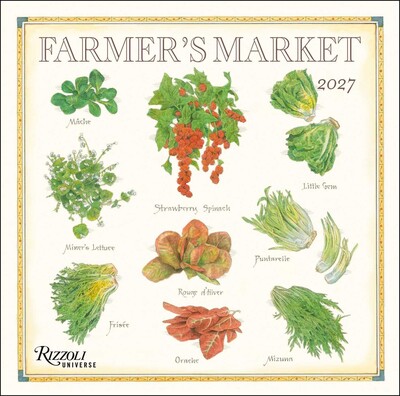 Farmer's Market 2027 Wall Calendar Farmer's Market 2027 Wall Calendar