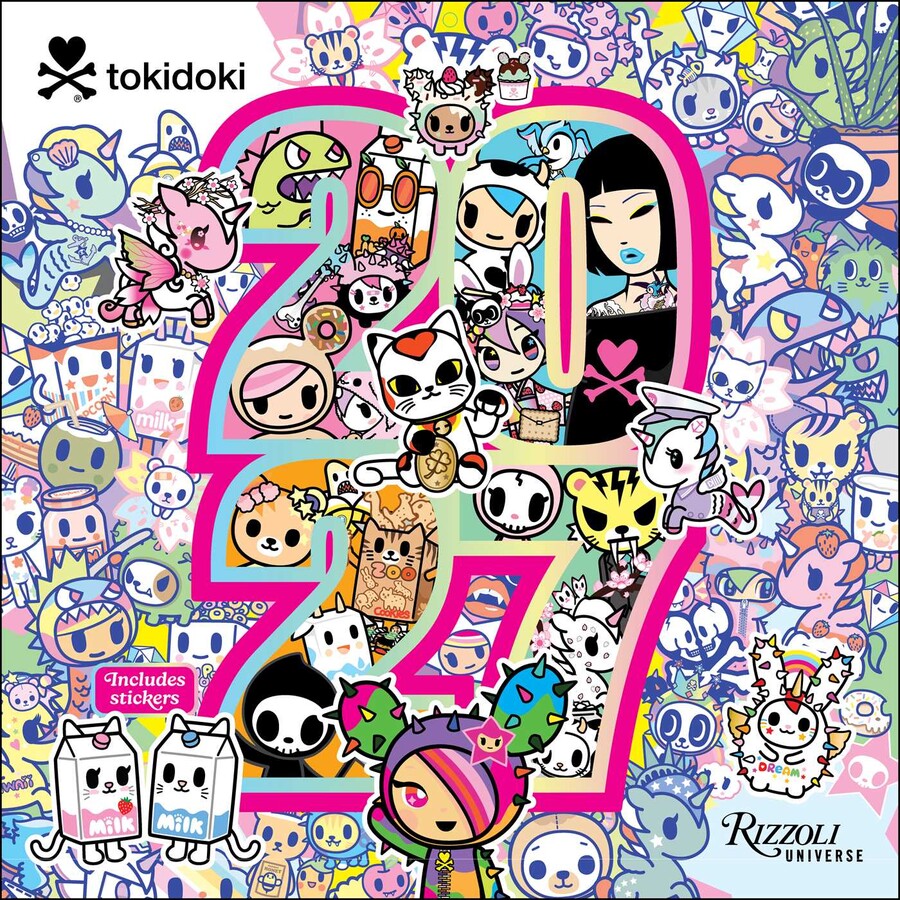 tokidoki 2027 Wall Calendar (Includes Stickers)