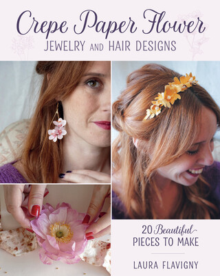Crepe Paper Flower Jewelry and Hair Designs Crepe Paper Flower Jewelry and Hair Designs