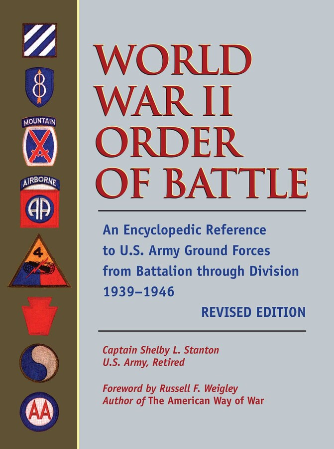 World War II Order of Battle | Book by Shelby L. Stanton, Russell F ...