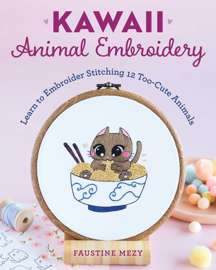Kawaii Animal Embroidery