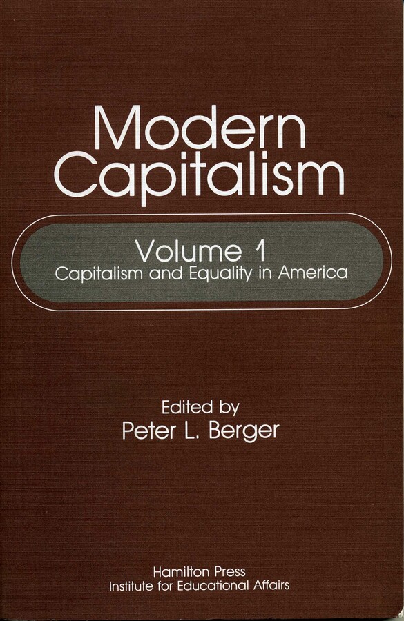 Capitalism and Equality in America