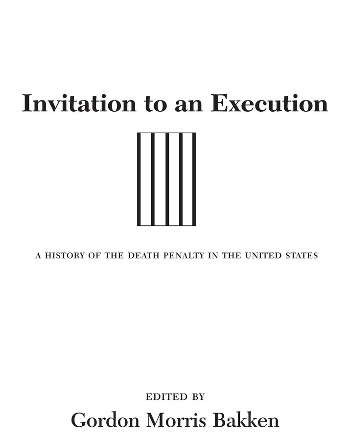 Invitation to an Execution