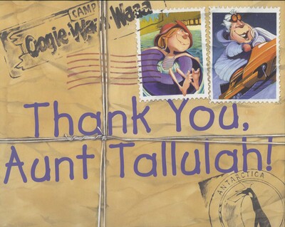 Thank You Aunt Tallulah! Thank You Aunt Tallulah!
