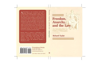 Freedom, Anarchy and the Law Freedom, Anarchy and the Law