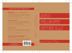 Doing Philosophy Historically Doing Philosophy Historically