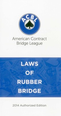 Laws of Rubber Bridge Laws of Rubber Bridge