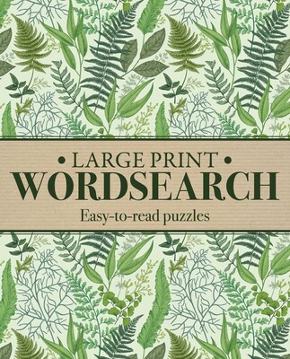 Large Print Wordsearch Large Print Wordsearch
