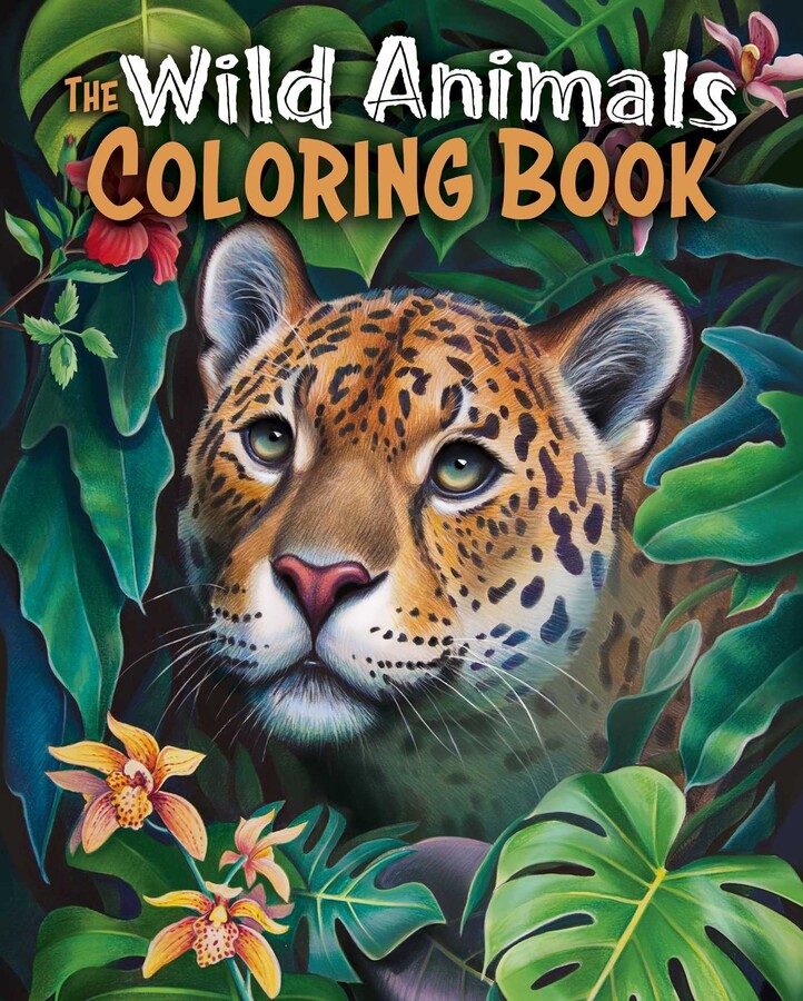 Wild Animals Coloring Book