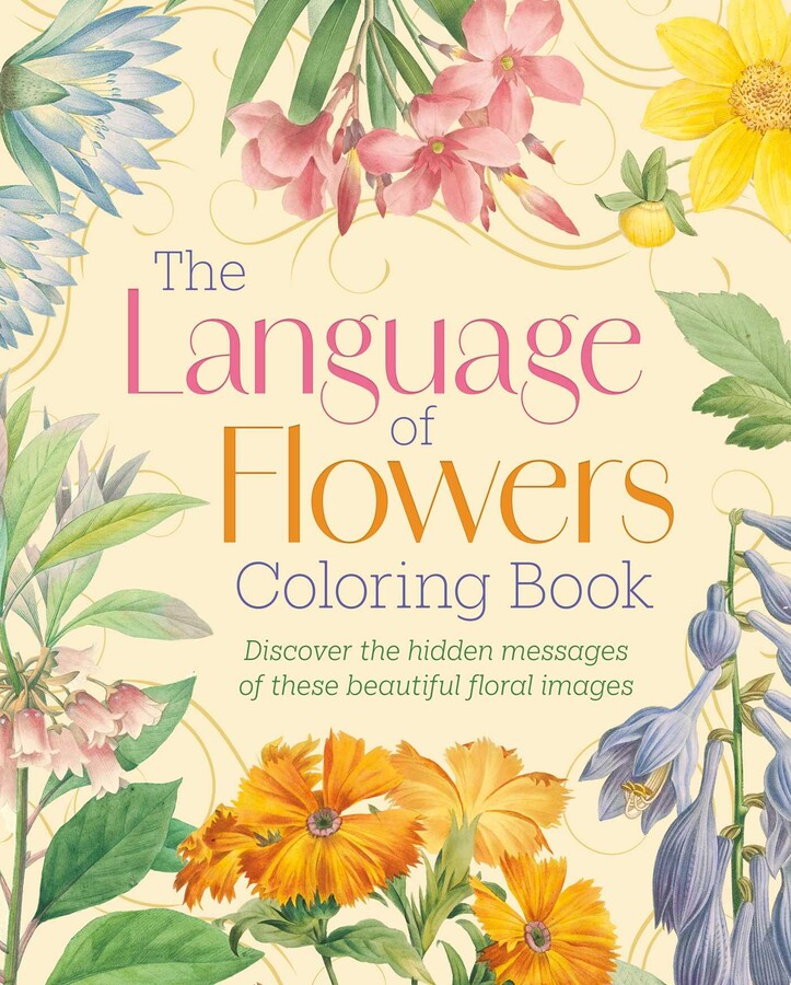 Language of Flowers Coloring Book