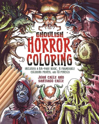 Ghoulish Horror Coloring Kit Ghoulish Horror Coloring Kit