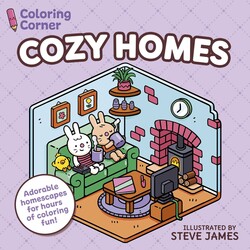 Coloring Corner: Cozy Homes Coloring Corner: Cozy Homes