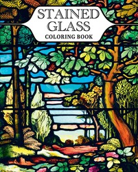 Stained Glass Coloring Book