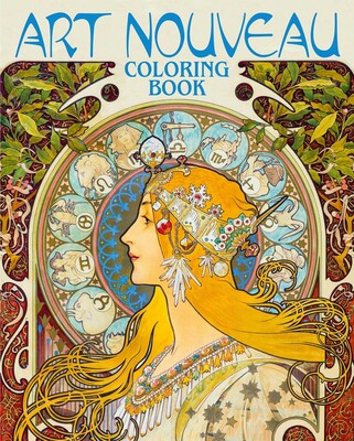 Art Nouveau Coloring Book Art Nouveau Coloring Book
