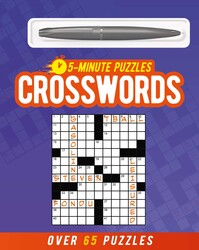 5-Minute Crosswords (includes ball-point pen)