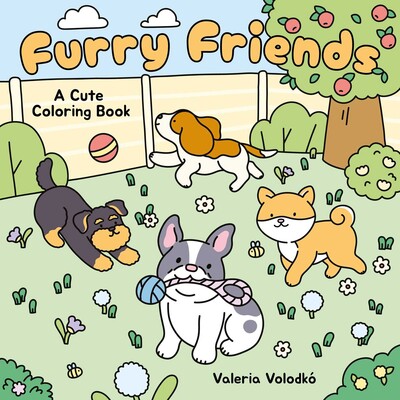 Furry Friends Cute Coloring Book Furry Friends Cute Coloring Book
