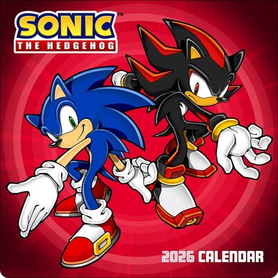 Sonic the Hedgehog 2026 Wall Calendar - Book Summary &amp; Video | Official ...