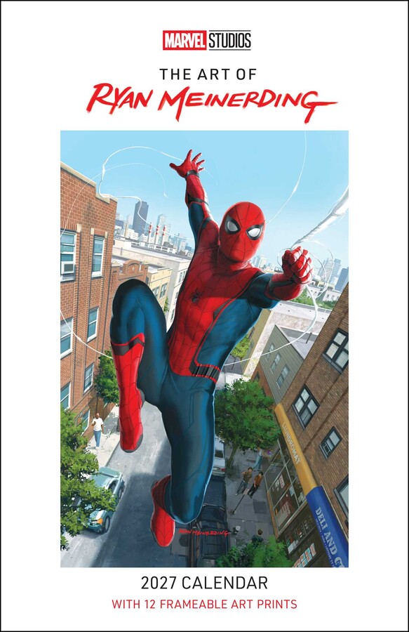 Marvel Studios: The Art of Ryan Meinerding 2027 Poster Calendar with 12 Prints