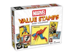 Marvel Value Stamps 2027 Day-to-Day Calendar Marvel Value Stamps 2027 Day-to-Day Calendar