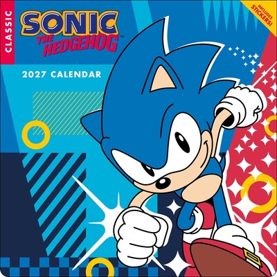 Sonic the Hedgehog Classic 2027 Wall Calendar with Bonus Stickers Sonic the Hedgehog Classic 2027 Wall Calendar with Bonus Stickers