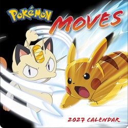 Pokémon Moves 2027 Wall Calendar Pokémon Moves 2027 Wall Calendar