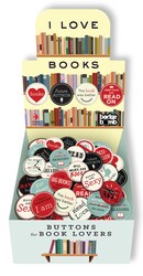 I Love Books Button Box