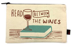 Read Between the Wines Pencil Pouch